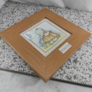 AM79 Home Decor Cross Stich in 5.25"x5.25" Wood photo frame from UK for 140