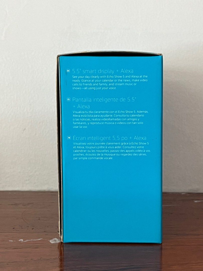 AMAZON ECHO SHOW 5 (2nd Gen) (Category: Entertainment Systems & Smart Home Devices) located in Quezon City. Submitted by techsol (Listing ID 1307435497, Image 3). Description: Its vibrant 5.5-inch display delivers crisp visuals, perfect for streaming videos, making video calls, or checking the weather at a glance. .