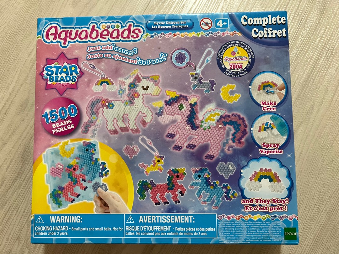 35060 Aquabeads La recharge manucure étoiles et licornes - Peinture