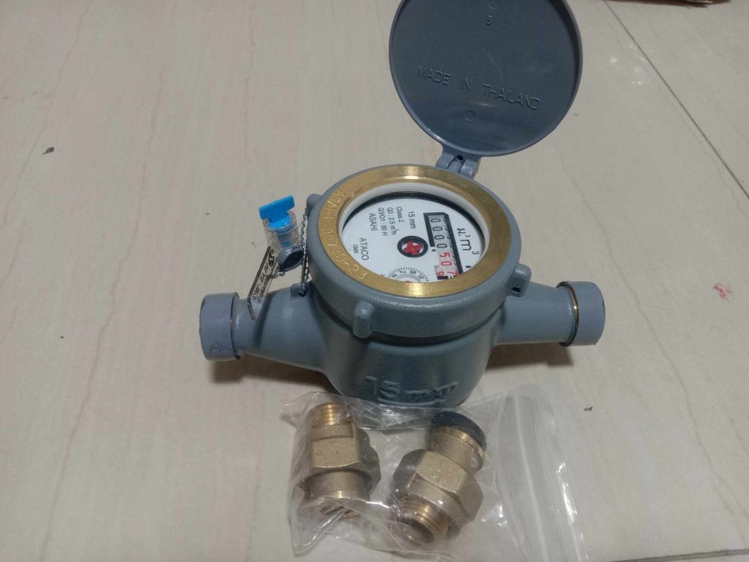 ASAHI WATER METER, Calibrated w/ Cert. . ., Commercial & Industrial ...