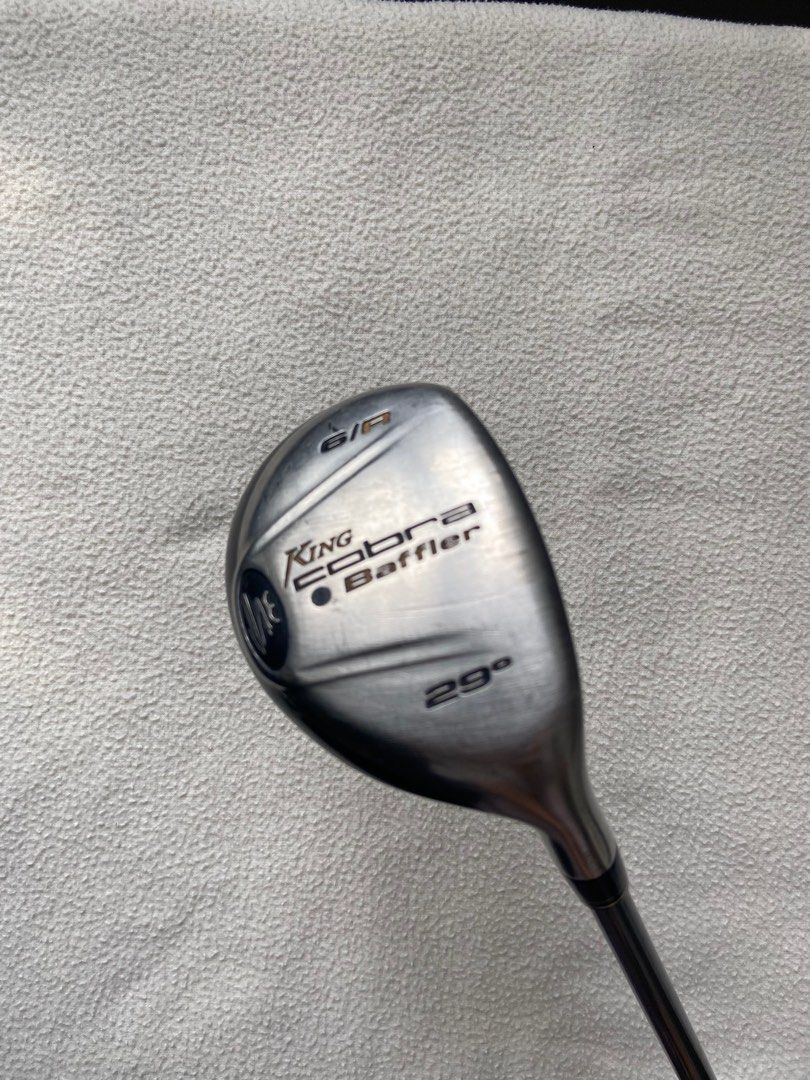 Assorted Golf Clubs (Category: Golf) located in Santa Rosa. Submitted by catshup (Listing ID 1307564240, Image 3). Description: Assorted Golf Clubs: — Driver XXIO Prime 11.5 Loft Flex R - Php 3.5K — King Cobra Baffler Rescue Loft 29 / Flex R - Php 2.5K — MDT FW 9 Loft 27 - Php 1K — Callaway Big Bertha iron #9 with Grip Trainer - Php 1.2K Also have: — Taylormade Rescue Fairway 3 Flex R - Php 2.5K — Taylormade Rescue Fairway 5 Flex R - Php 2.5K MOP