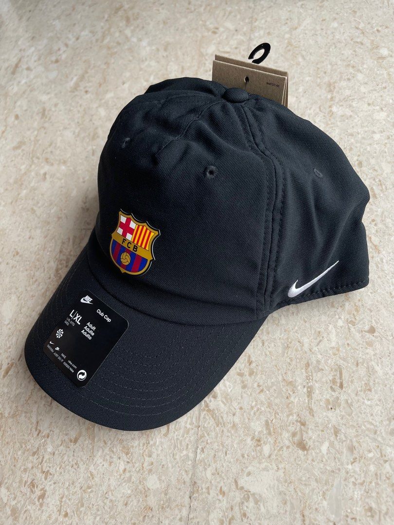 Authentic FC Barcelona Nike Club Cap BNWT Men s Fashion Watches Accessories Caps Hats on Carousell