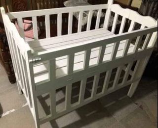 Baby Wooden Crib & Strollee