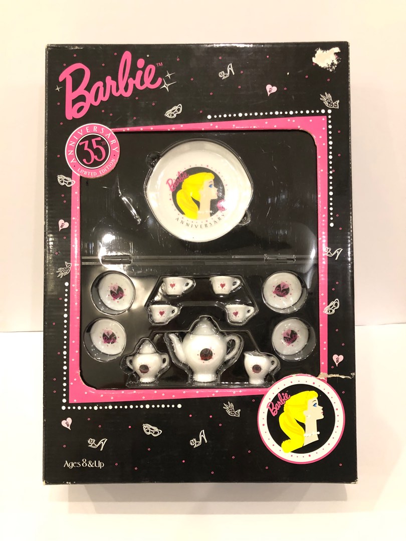 Barbie Doll Miniature China Tea Set 35th Anniversary Limited Edition 1994 Hobbies Toys Toys Games on Carousell