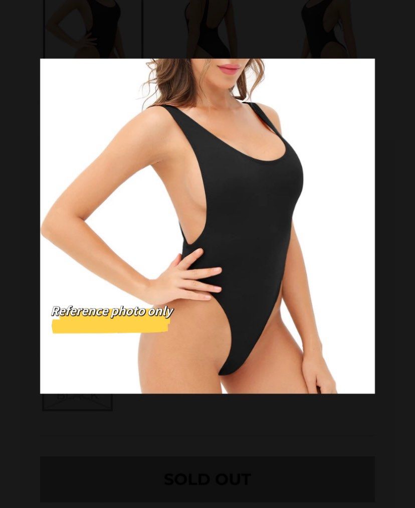 Black one piece/ body suit low cut back (Category: Bikinis & Swimsuits) located in Quezon City. Submitted by ron_s (Listing ID 1307504069, Image 1). Description: Bawas gamit 💕 Super nice ng garment Good quality fabric Fit to S~M Used only once.