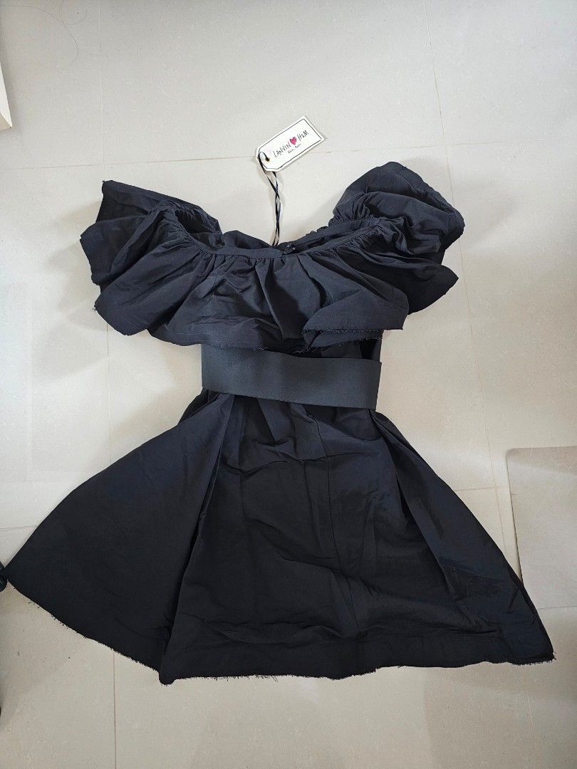 lanvin h&m black dress Black Long Embroidered Charmeuse Evening Gown