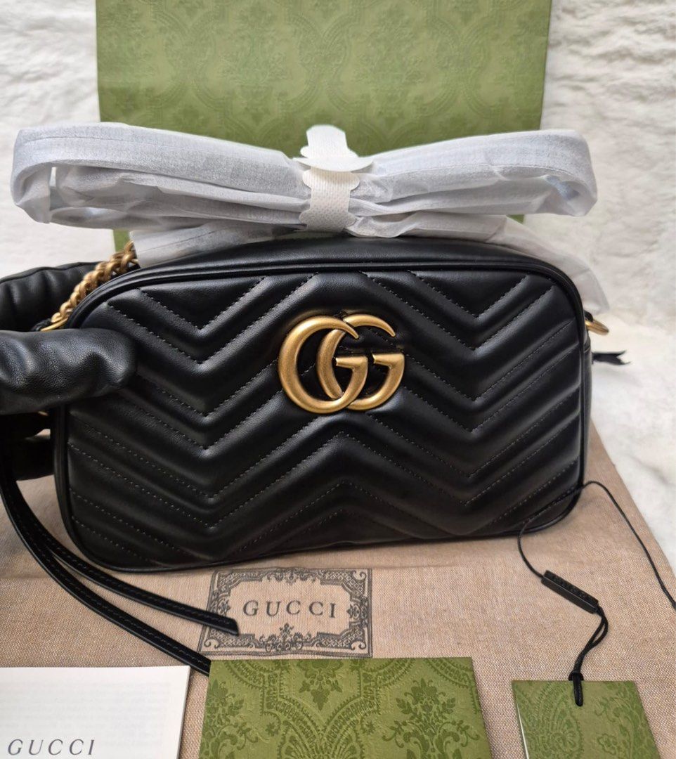 Gucci camera bag black discount