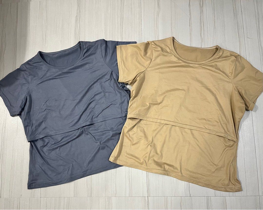Breastfeeding tops (Category: Blouses) located in Mariveles. Submitted by declutterq123 (Listing ID 1307551471, Image 2). Description: Vguc to euc 2 for 120 Size M-XL 62 pesos sf c/o buyer .