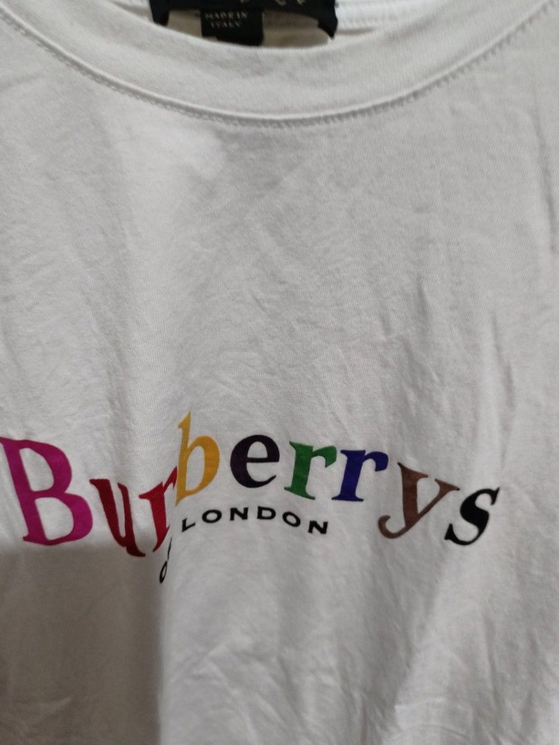 Burberry rainbow font deals