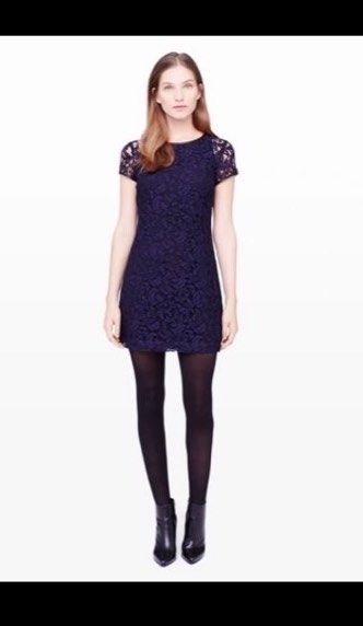 Club Monaco Witherbee Navy Blue Lace Dress, Women's Fashion, Dresses &  Sets, Dresses on Carousell