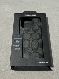 Coach iphone 15 pro case
