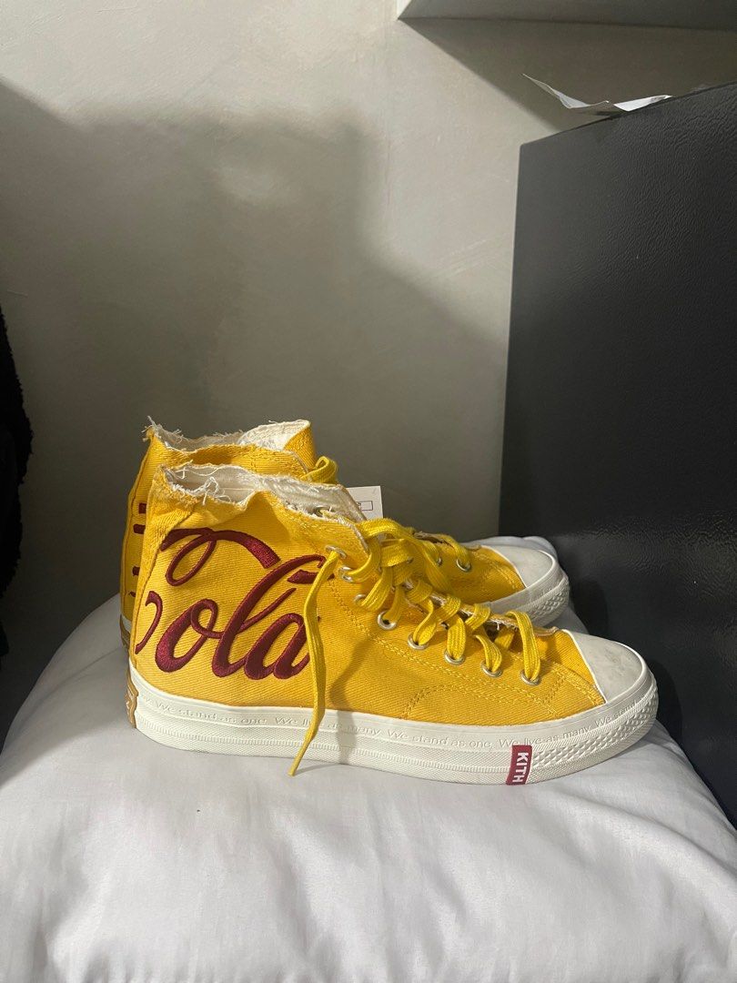 Converse 70s Yellow Coca Cola KITH Euro 42.5 Men s Fashion Footwear Sneakers on Carousell