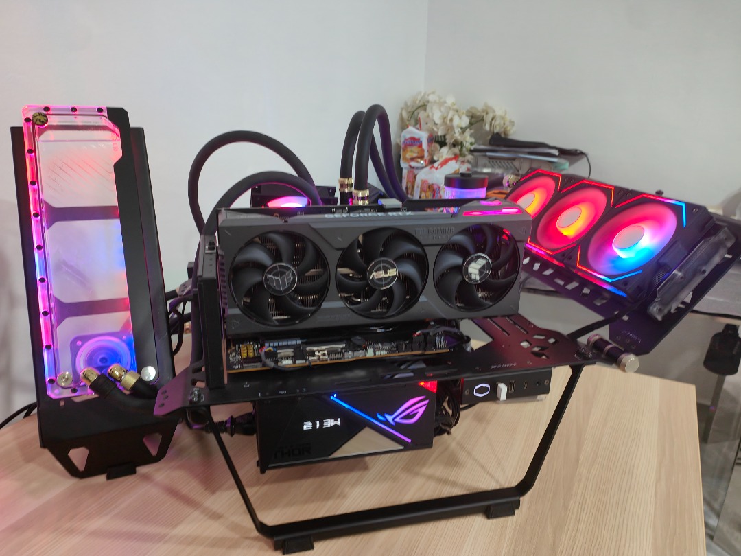 Curated visual reference: Visual Reference: Custom High End Overclocking Water Cooling Gaming Pc Computers