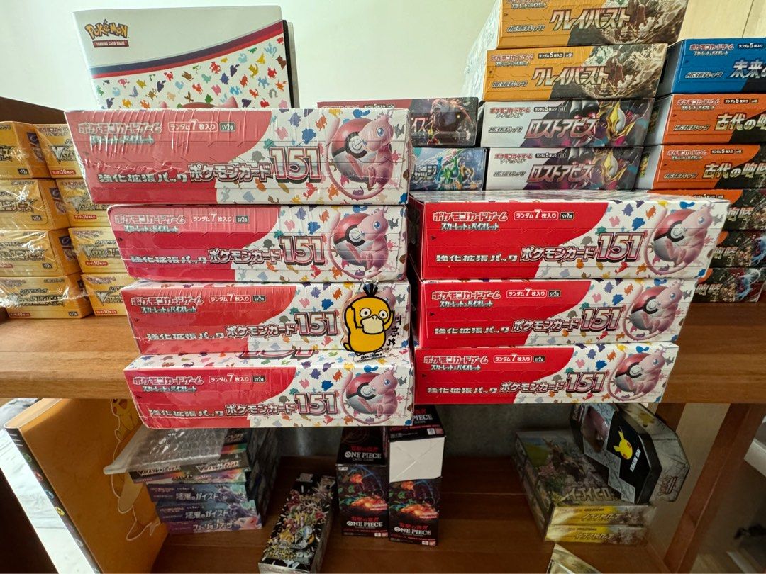 FREE ISLANDWIDE DELIVERY] Pokemon 151 Booster Box Japanese Shrink and  Unshrinked, Hobbies & Toys, Toys & Games on Carousell