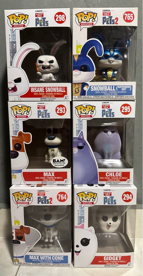 Funko Pop The Secret Life of Pets, Hobbies Toys, Toys Games