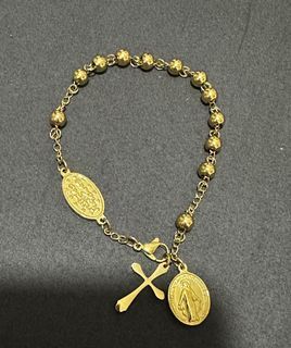 Gold Plated Bracelet - Rosary