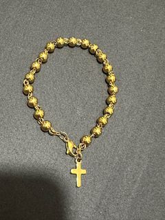 Gold Plated Bracelet - Rosary