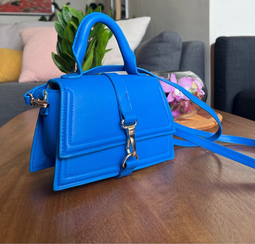 H&m blue bag best sale