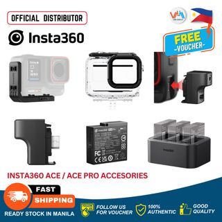 Insta360 Ace / Ace Pro Accessories Vertical Horizontal Mount Battery Fast Charge Charging Hub Mic Adapter Waterproof Dive Case For Insta360 Ace Pro Action Camera Accessories use for Travel Outdoor Sport Vlogging - VMI Direct