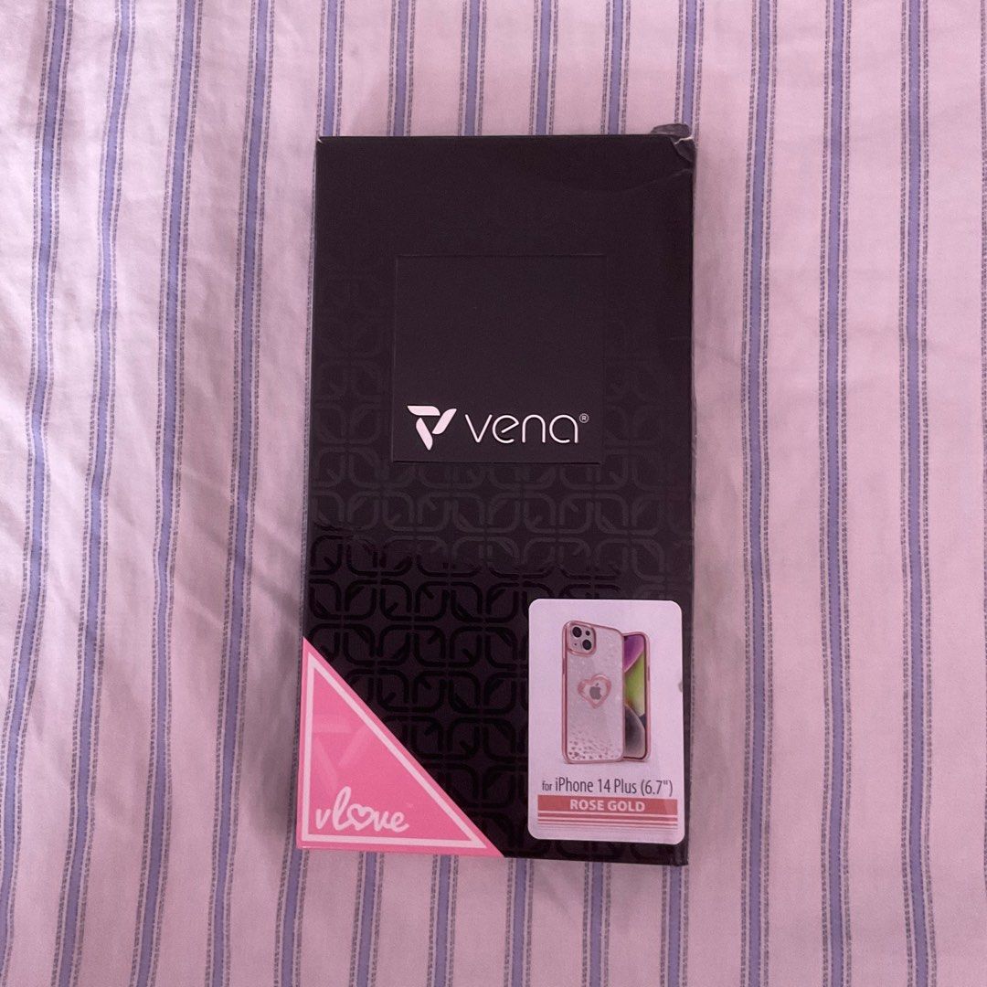 Iphone 14 Plus / 15 Plus - case bundle (Category: Cases & Sleeves) located in Pasig City. Submitted by decluttertrends (Listing ID 1307411781, Image 3). Description: vena vlove rose gold transparent - unused with box - originally priced at 11.99 usd (700+ php) - bought at target in LA - rfs: wrong size purple flower - unused no box - originally priced at 250 php - rfs: wrong size .