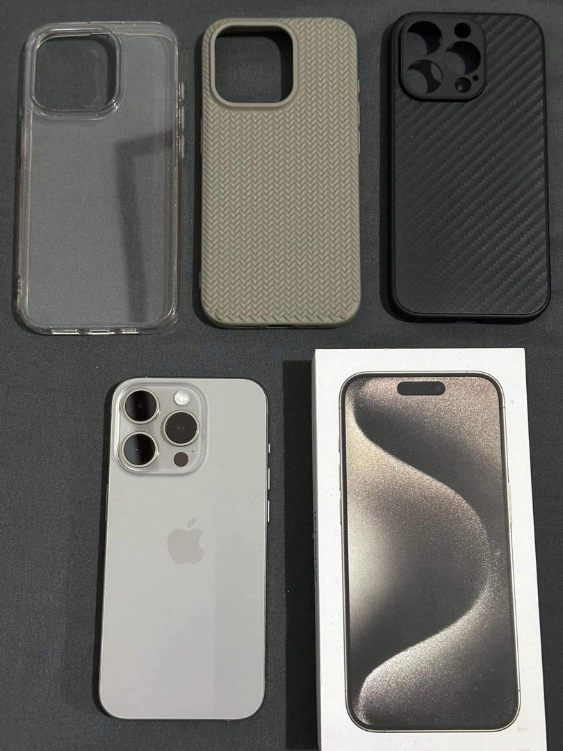 iPhone 15 pro (Category: iPhone 15 Series) located in Manila. Submitted by zappy21 (Listing ID 1307449328, Image 1). Description: iPhone 15 Pro natural titanium NTC approved 128gb 100% bh globelocked Lightly used. Super kinis. No scratches no hidden issues Check to sawa wsken hd tg installed complete inclusions unused lighting cable receipt FREE: 3 cases 1 extra easy install wsken hd tg OPEN FOR SWAP TO: iPhone 15 Pro Max only preferably natural 