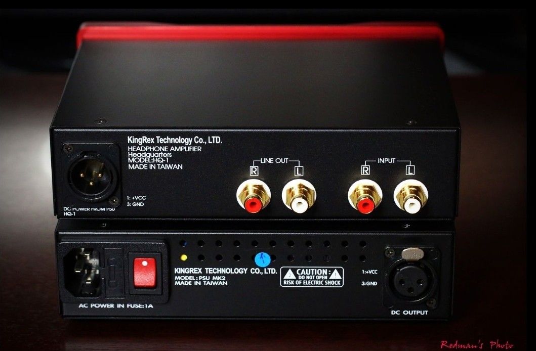 KingRex HQ1 耳機擴大機 Headphone Amplifier 分體式線性電源耳擴, 音響器材, Soundbar、揚聲器、藍牙