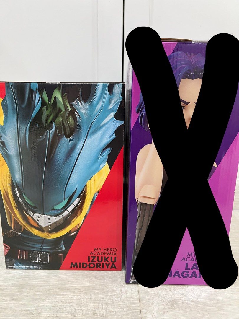 Kuji Prize A Figure Midoriya Izuku Deku mask dark vigilante My Hero Academia MHA Boku no Ichiban Masterlise form of justice Bandai (Category: Toy Figures) located in Singapore. Submitted by nendotch (Listing ID 1304583756, Image 3). Description: Brand new authentic sealed. Midoriya Masterlise Prize A - $80 Free Qdelivery if getting multiple items Typically can meet on weekdays 2-5pm : along botanic garden, Newton, bugis, Bishan, serangoon, paya l