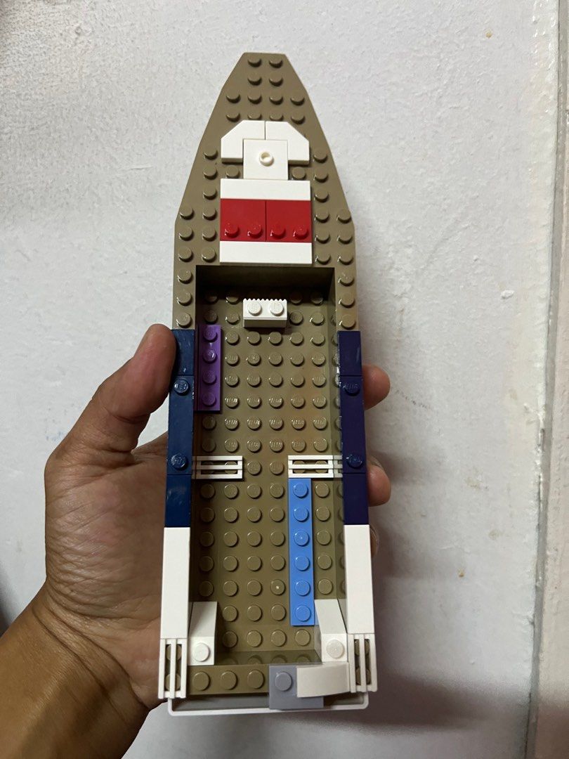 Lego white boat hotsell