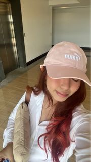 Light pink Puma cap