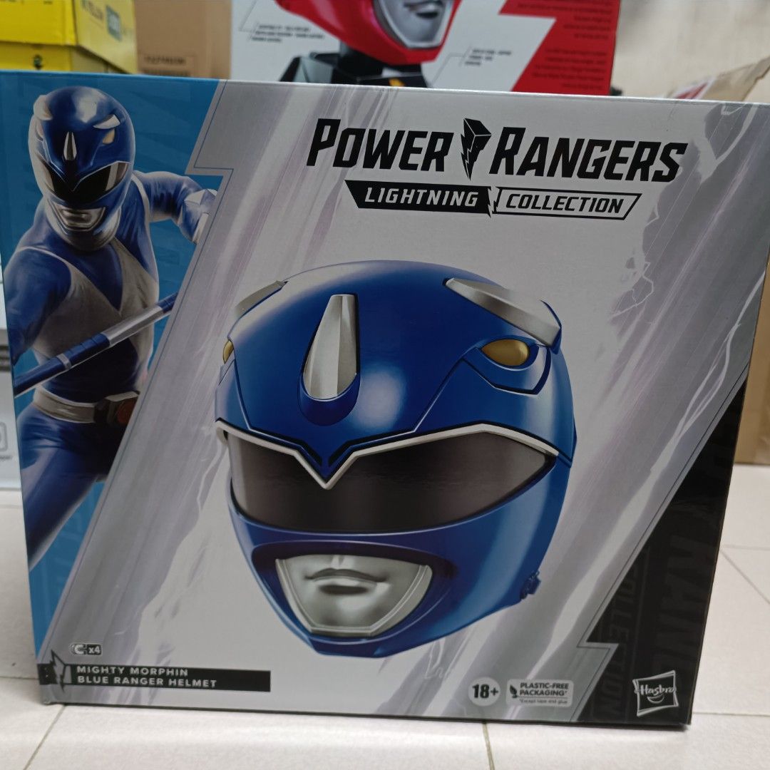 Lightning Collection Blue Ranger Helmet, Hobbies & Toys, Toys & Games ...