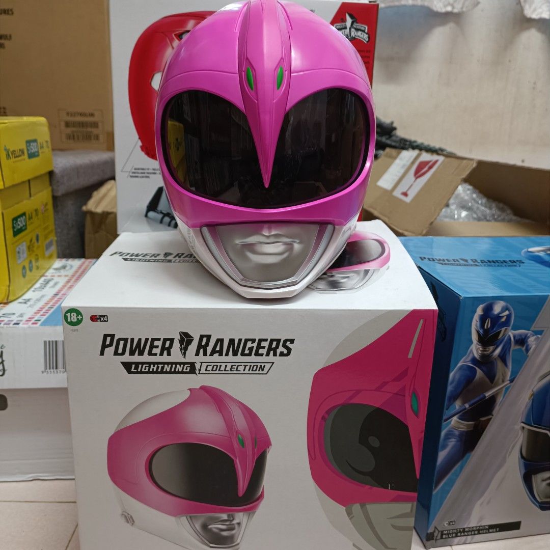 Pink Ranger Helmet Profile Lightning Collection Pink Ranger Helmet, Hobbies & Toys, Toys & Games ...