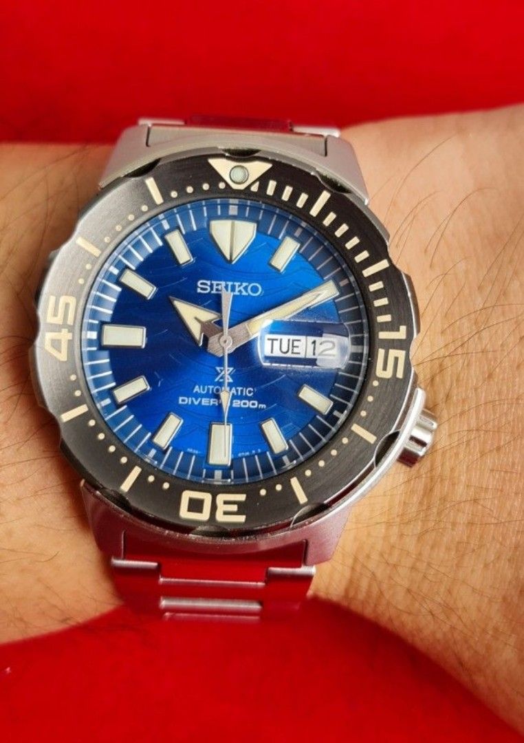Lowest Price SEIKO PROSPEX SAVE THE OCEAN SPECIAL EDITION Men s Automatic SRPE09 Blue Dial Stainless Steel Watch srpe09 srpe09k srpe09k1 Birthday