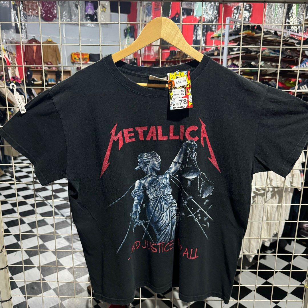 Metallica Tshirt AS0165 Men s Fashion Tops Sets Tshirts Polo Shirts on Carousell