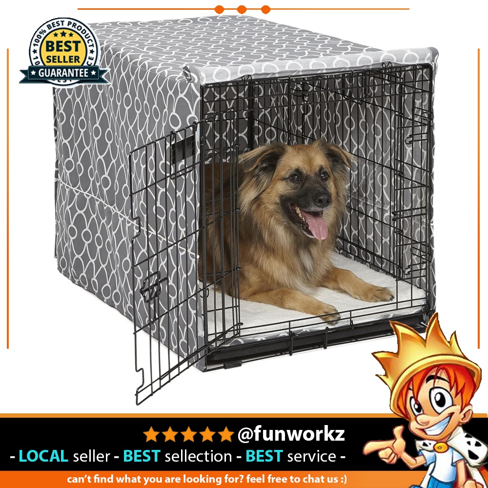 Curated visual reference: Gallery Detail: Midwest Dog Crate Cover Privacy Dog Crate Cover Fits Midwest