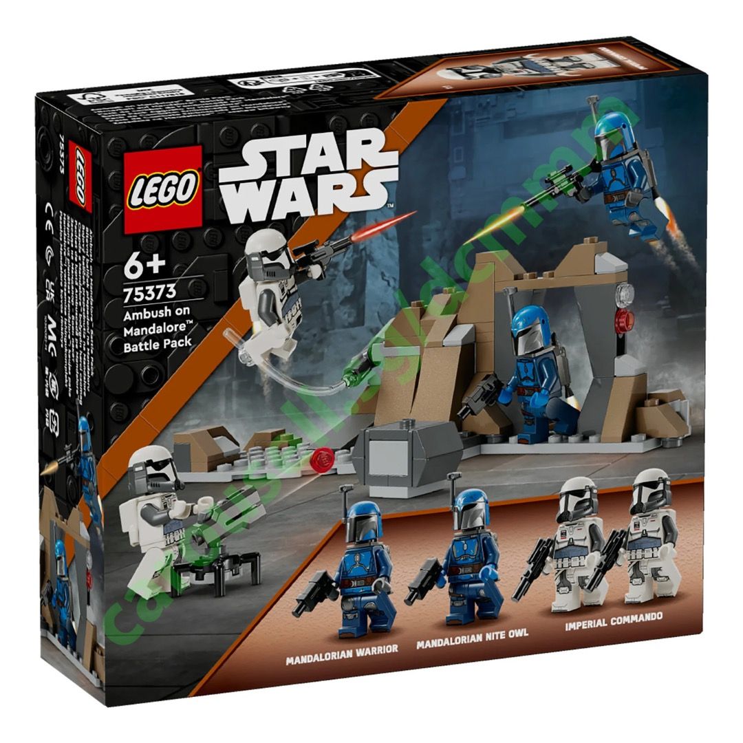 New Sealed LEGO Star Wars 75373 Ambush on Mandalore Battle Pack Mandalorian Nite Owl Mandalorian Warrior 2 Imperial Commandos Hobbies Toys Toys Games on Carousell