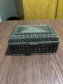 Old Metal Jewelry Box