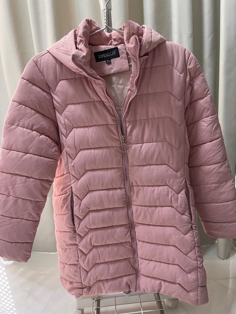 Winter Coats Primark Lightweight Padded Jacket Ladies Pink Winter