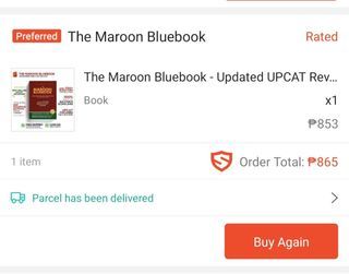 (Preloved) The Maroon Bluebook - Updated UPCAT 2024 Reviewer