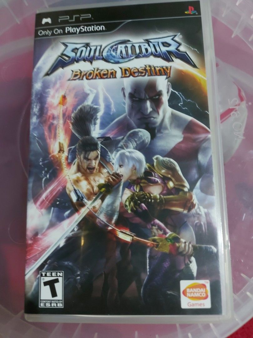 Psp umd Game Soul Calibur Broken Destiny R1, Video Gaming, Video Games,  PlayStation on Carousell