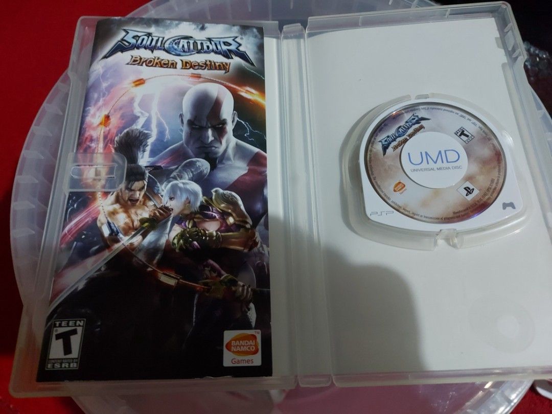 Psp umd Game Soul Calibur Broken Destiny R1, Video Gaming, Video Games,  PlayStation on Carousell