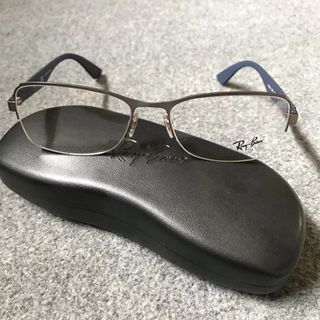 RB Optics Eyeglasses * Semi-Rim RB6309-2620-55 Gunmetal & Dark Blue
