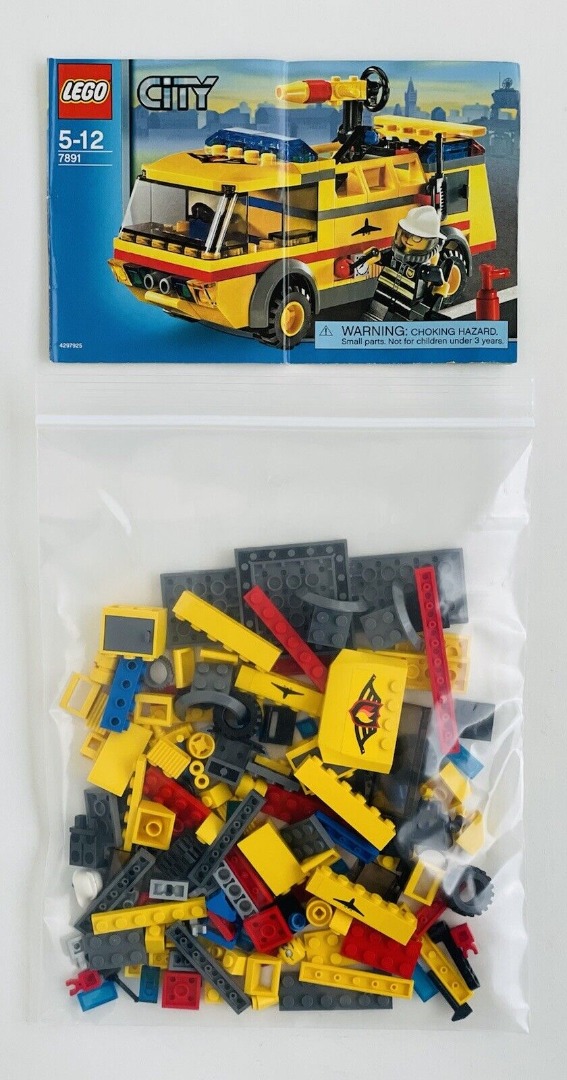 RETIRED LEGO CITY Airport Firetruck 7891 Hobbies Toys Toys Games on Carousell