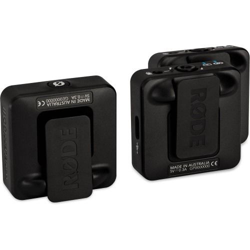 Rode Wireless GO II Compact / Single Digital Wireless Microphone System/Recorder (2.4GHz, Black) (Category: Microphones) located in Manila. Submitted by vmidirect (Listing ID 1307435530, Image 3). Description: cRode Wireless GO II 2-Person Compact Digital Wireless Microphone System/Recorder (2.4 GHz, Black) Key Features ✔️ 2-Person Interviews, Vlogs & Podcasts ✔️ Built-In Omni Mics & 3.5mm Mic Inputs ✔️ 2 x Mini Clip-On Transmitters/Recorders ✔️ 