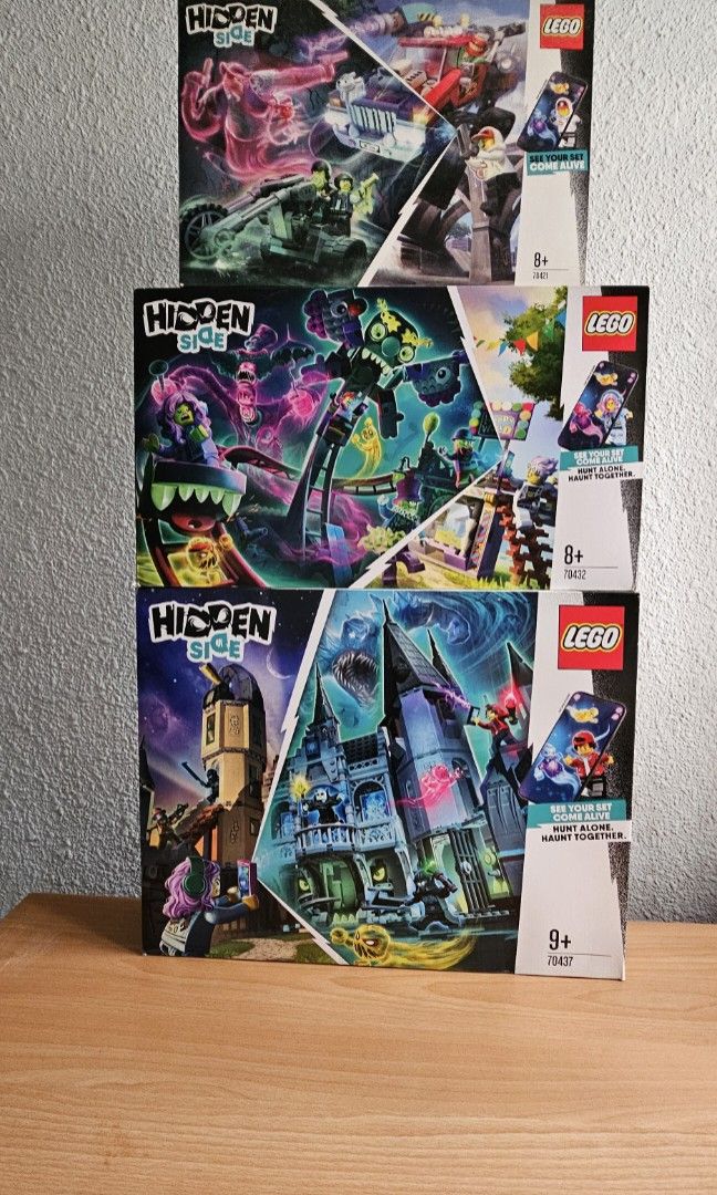 Rare Brand New Lego Hidden Side 70421 El Fuego s Stunt Truck 70432 Haunted Fairground 70437 Mystery Castle Bundle Deal