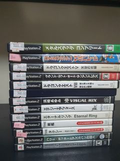 Selling 12+ Ps2 Japanese Video Games