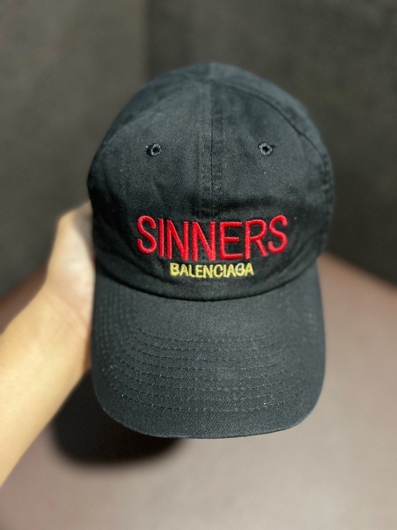Sinners balenciaga cap clearance