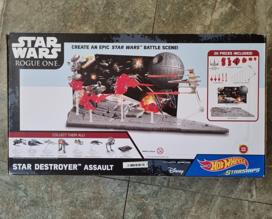 Star Wars Rogue One Star Destroyer Assault Hotwheels