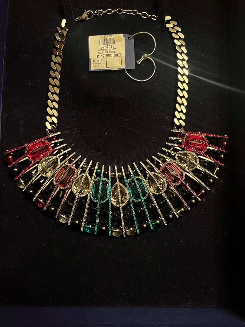 Swarovski Blossom Designer Necklace (Category: Necklaces) located in Caloocan City. Submitted by sulithoyce (Listing ID 1307493150, Image 1). Description: Selling Swarovski Blossom Designer Necklace at 60% Off SRP. - Price: 19,000 PHP - Mode of payment: Cash, Gcash or Bank Transfer - Either cash/payment on pickup from location or buyer is responsible for delivery + paying for item in advance - Can inspect item on pickup - Location: Makati.
