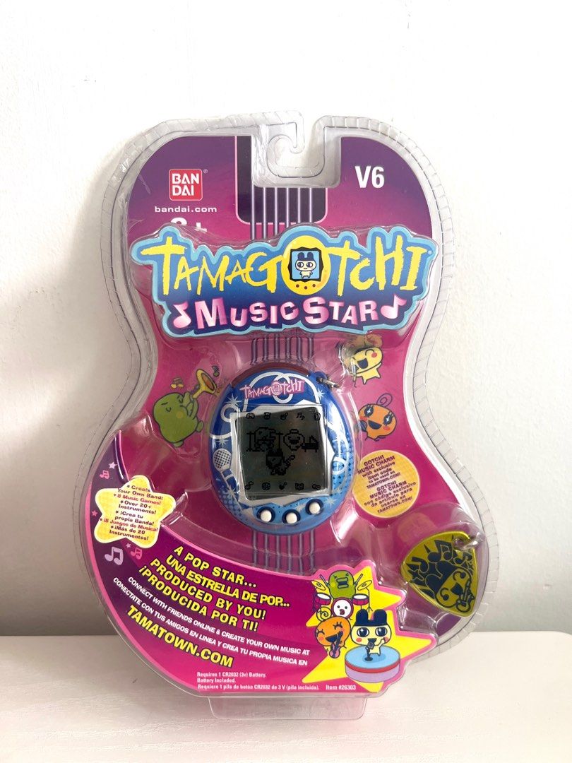 Tamagotchi V6 Music Star - Bandai - Rouge - Neuf Sous Blister
