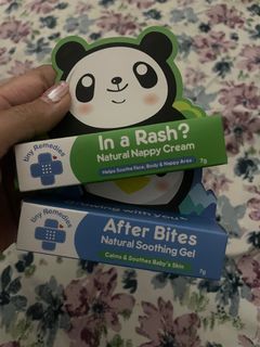 Tiny buds in a rash & after bites travel kit